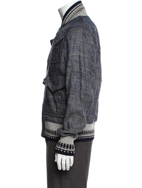 Bottega Veneta Linen Bomber Jacket