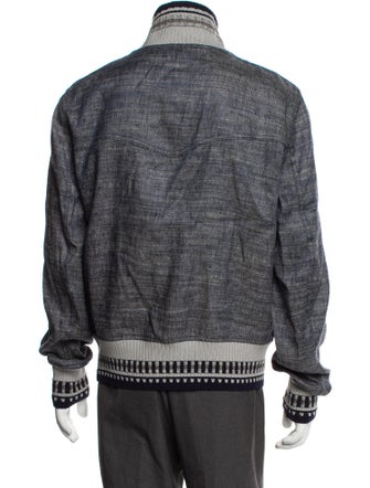 Bottega Veneta Linen Bomber Jacket