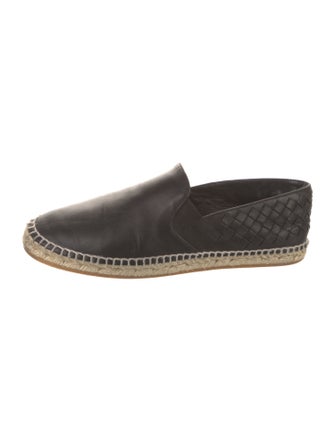 Bottega Veneta Intrecciato Weave Leather Espadrilles