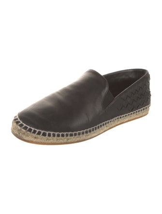 Bottega Veneta Intrecciato Weave Leather Espadrilles