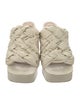 Bottega Veneta Intrecciato Weave Leather Slides