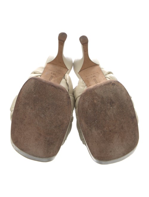 Bottega Veneta Intrecciato Weave Leather Slides