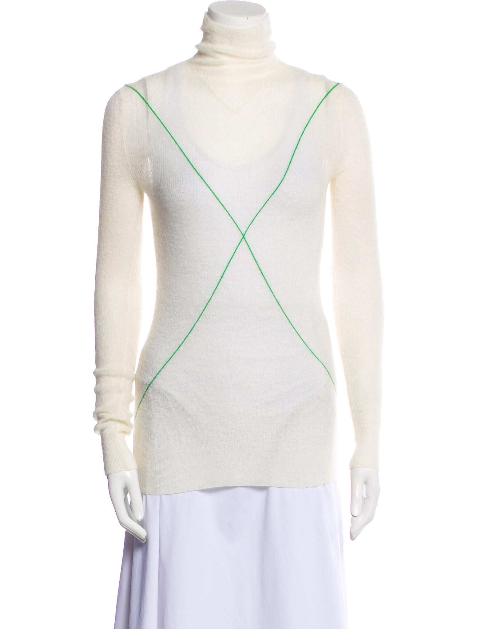 Bottega Veneta Mohair Striped Sweater