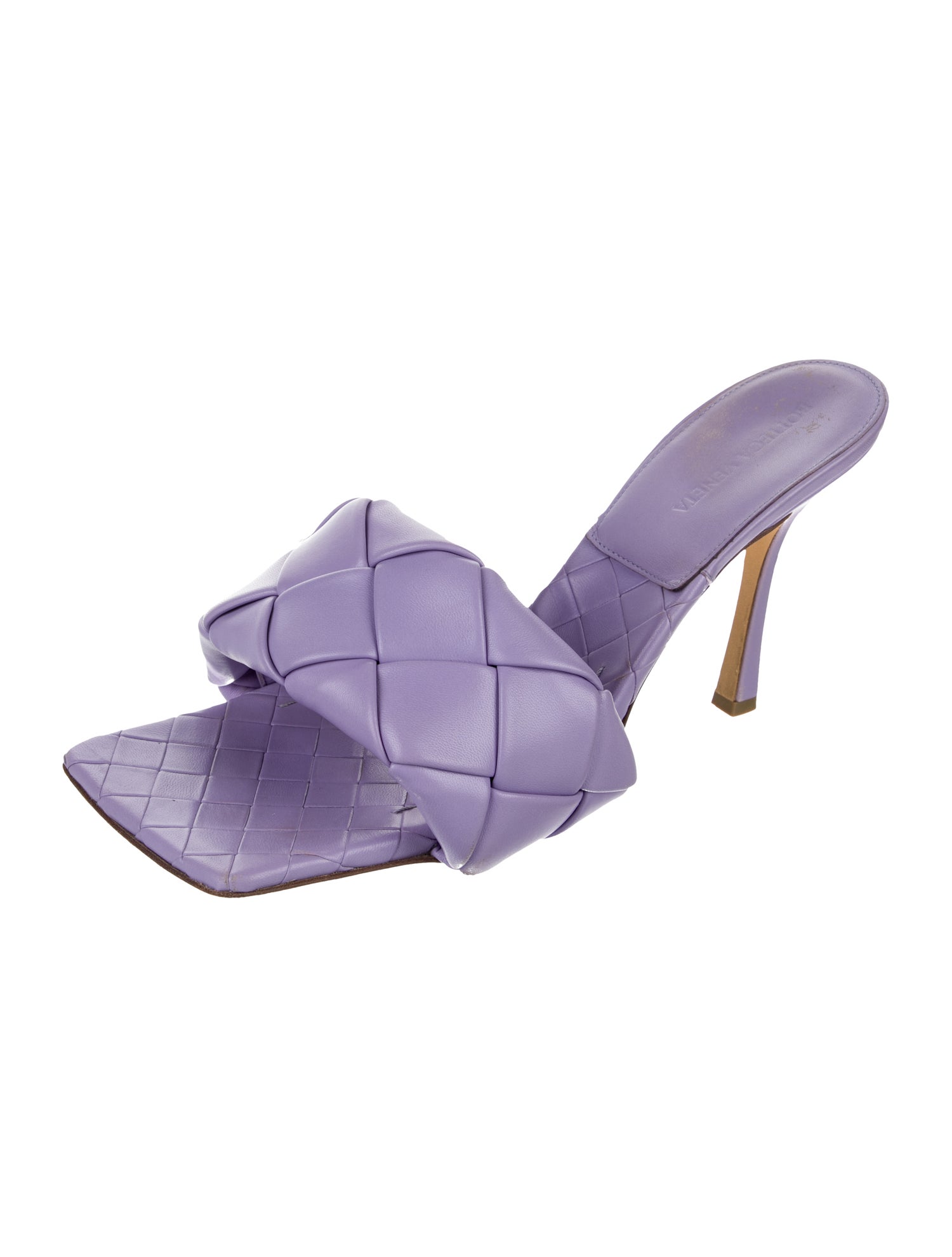 Bottega Veneta Intrecciato Weave Leather Slides