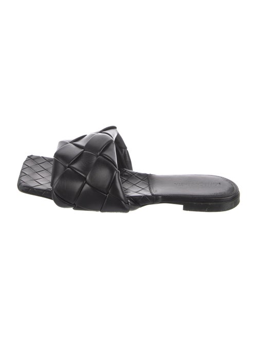 Bottega Veneta Intrecciato Weave Leather Slides