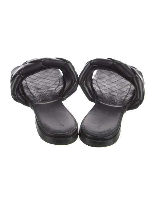 Bottega Veneta Intrecciato Weave Leather Slides