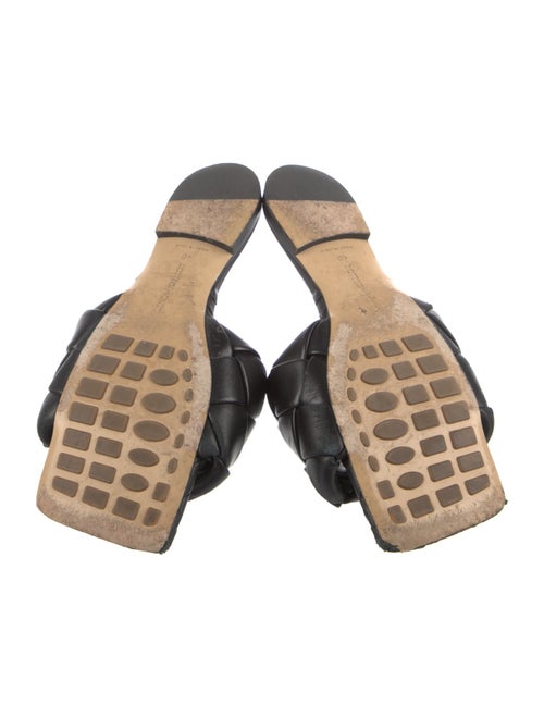 Bottega Veneta Intrecciato Weave Leather Slides