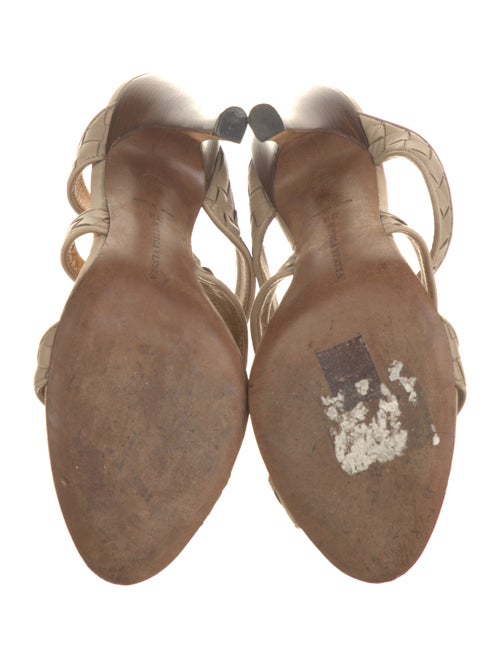 Bottega Veneta Intrecciato Weave Leather Slides