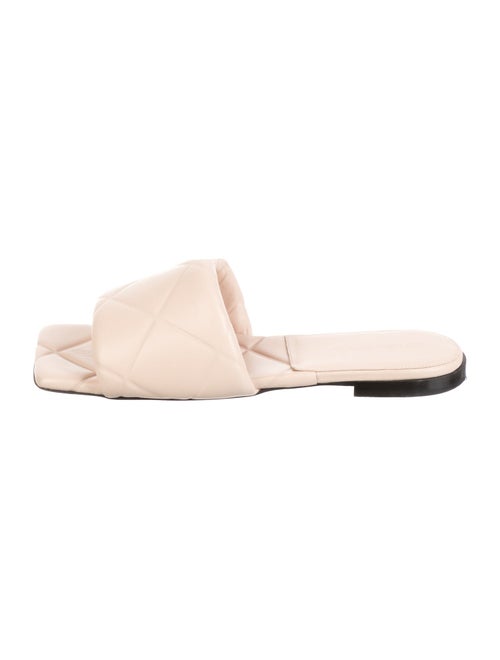 Bottega Veneta Intrecciato Weave Leather Slides