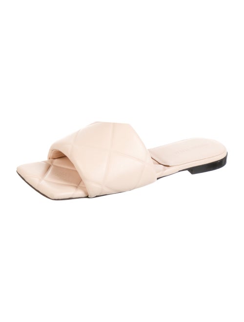Bottega Veneta Intrecciato Weave Leather Slides