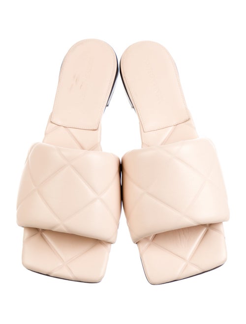 Bottega Veneta Intrecciato Weave Leather Slides