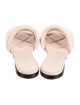 Bottega Veneta Intrecciato Weave Leather Slides