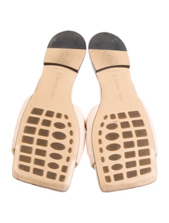 Bottega Veneta Intrecciato Weave Leather Slides
