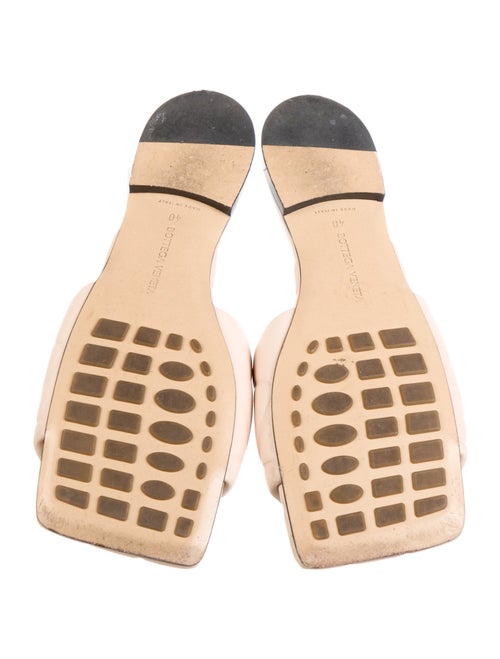 Bottega Veneta Intrecciato Weave Leather Slides