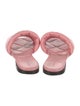 Bottega Veneta Quilted Pattern Leather Slides