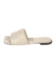 Bottega Veneta Quilted Pattern Leather Slides