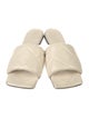 Bottega Veneta Quilted Pattern Leather Slides