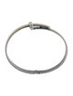 Bottega Veneta Enamel Belt Buckle Bangle Bracelet