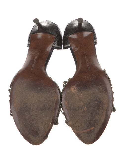 Bottega Veneta Intrecciato Weave Leather Sandals