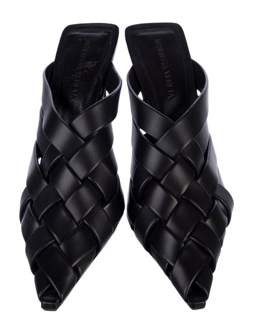 Bottega Veneta Intrecciato Weave Leather Mules
