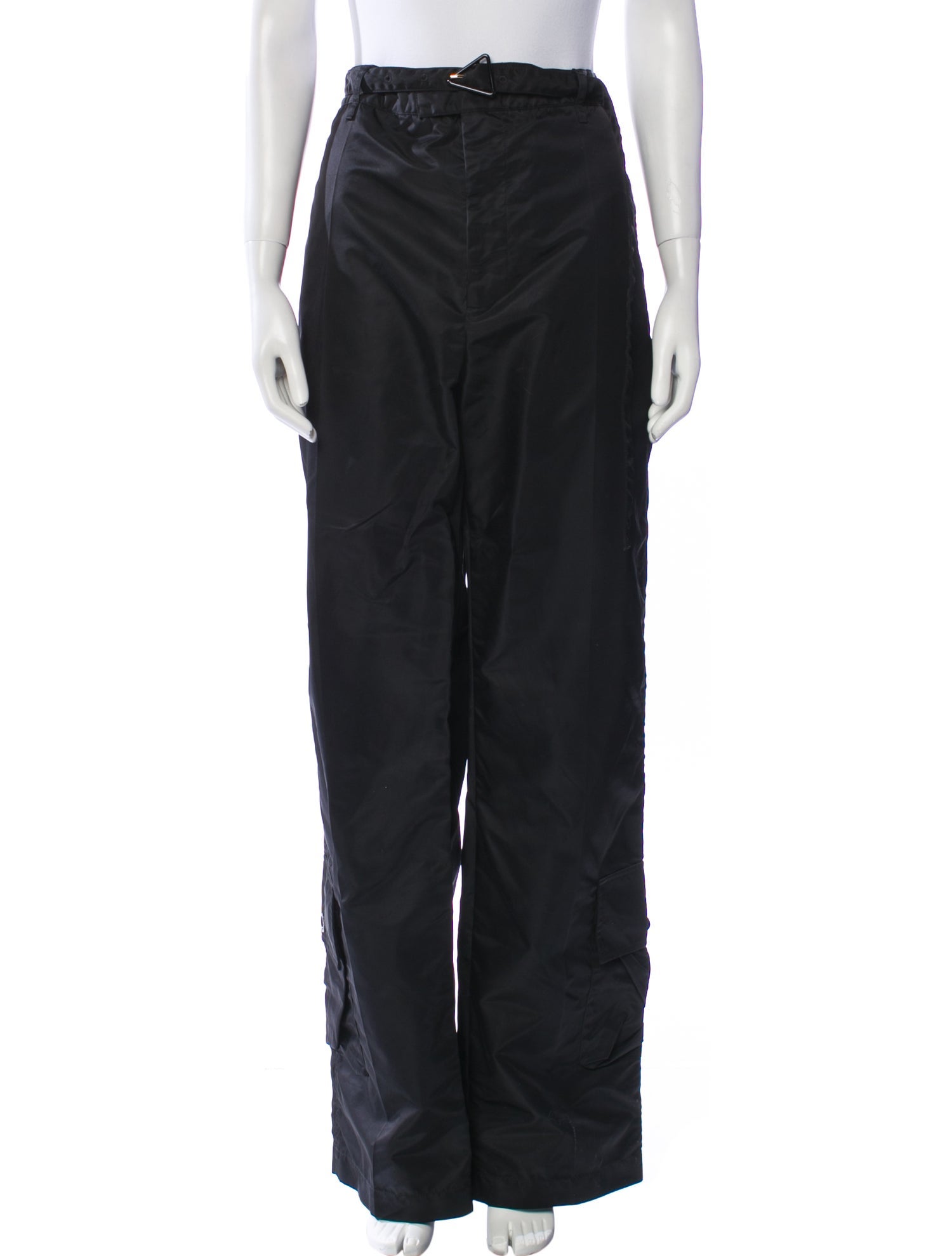 Bottega Veneta Nylon Wide Leg Pants