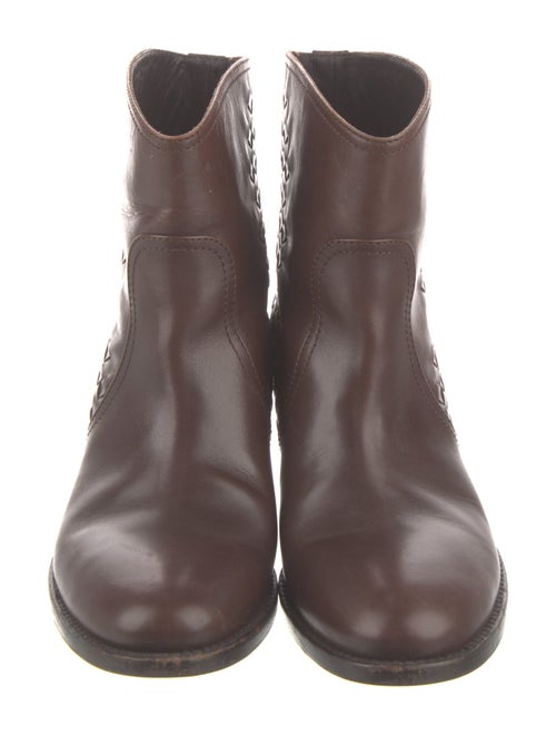 Bottega Veneta Intrecciato Weave Leather Boots