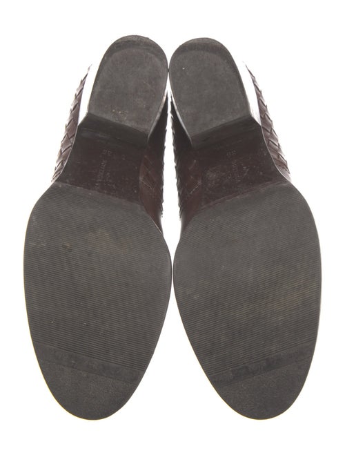 Bottega Veneta Intrecciato Weave Leather Boots