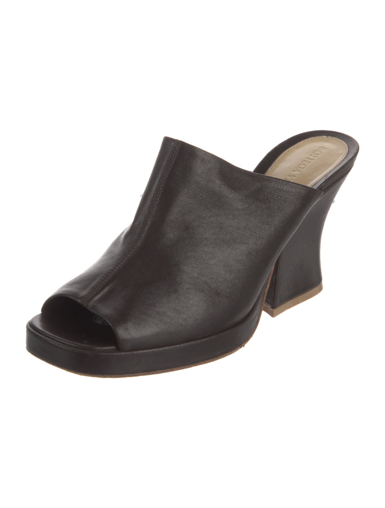 Bottega Veneta Leather Slides