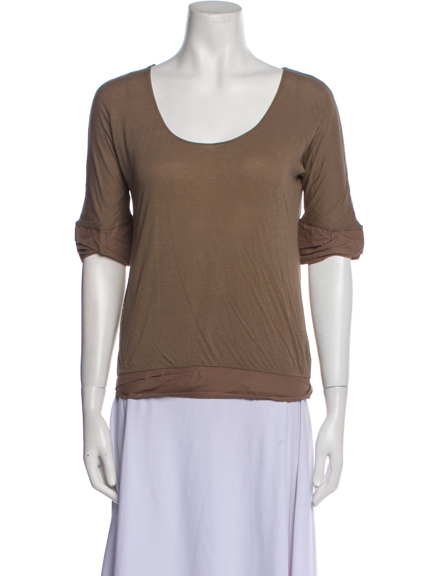 Bottega Veneta Scoop Neck Short Sleeve T-Shirt