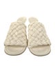 Bottega Veneta Intrecciato Weave Leather Slides