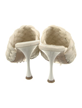 Bottega Veneta Intrecciato Weave Leather Slides