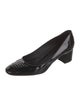 Bottega Veneta Intrecciato Weave Patent Leather Pumps