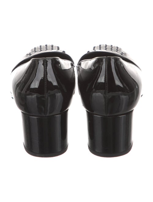 Bottega Veneta Intrecciato Weave Patent Leather Pumps