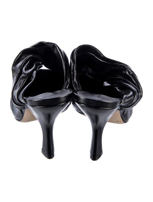 Bottega Veneta Leather Printed Mules
