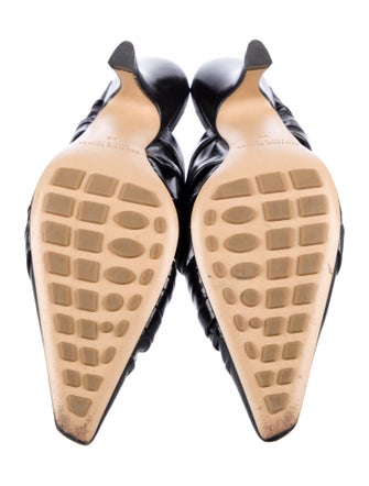 Bottega Veneta Leather Printed Mules