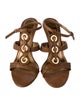 Bottega Veneta Intrecciato Weave Leather T-Strap Sandals