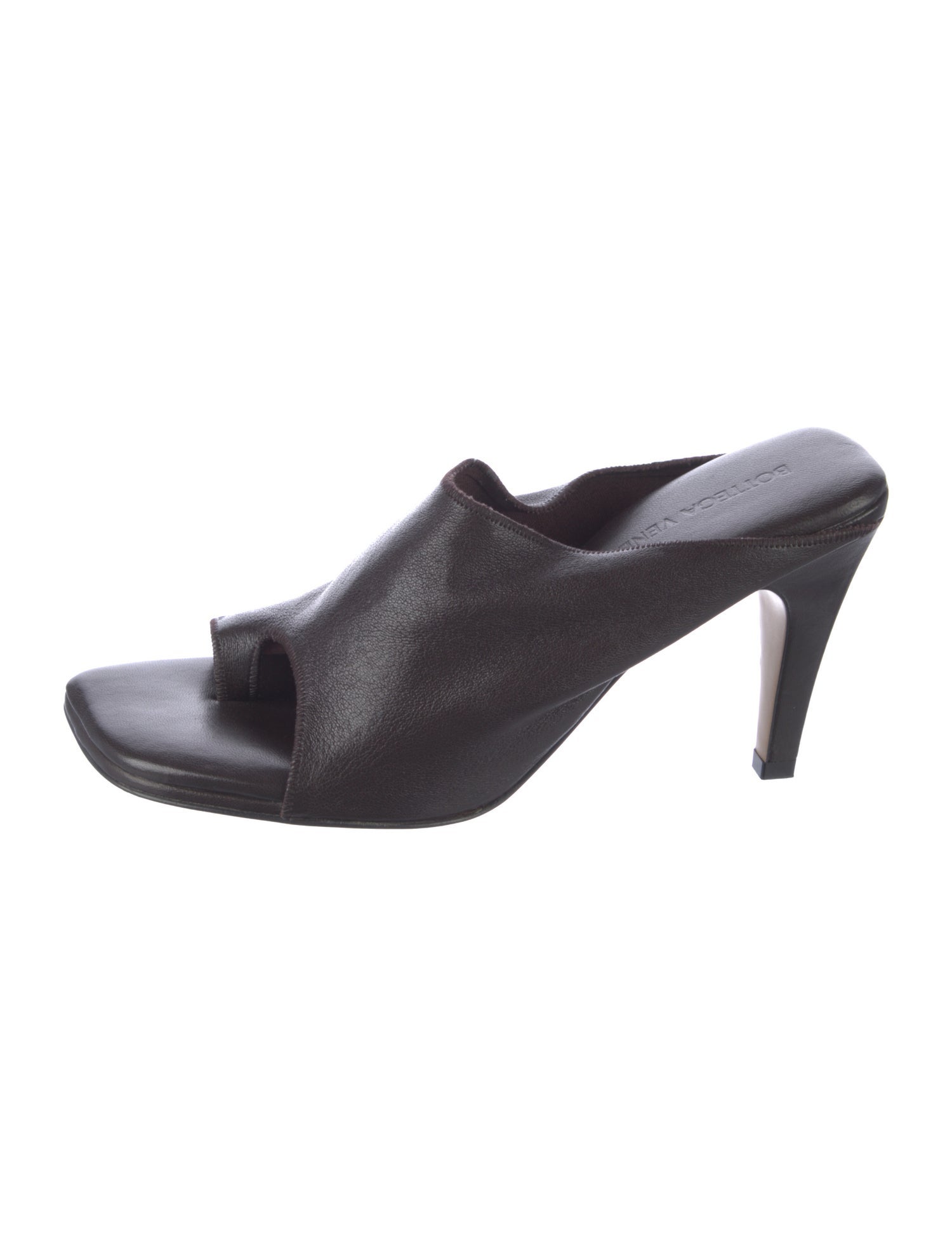 Bottega Veneta Leather Slides