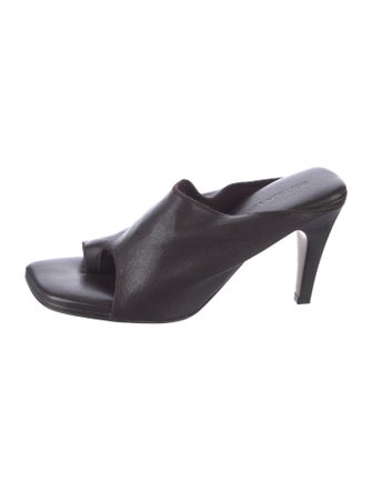 Bottega Veneta Leather Slides