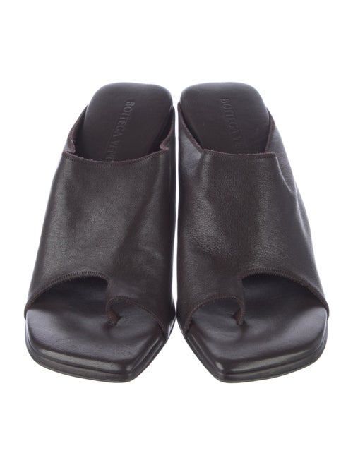 Bottega Veneta Leather Slides