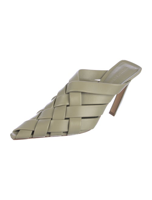Bottega Veneta Intrecciato Weave Leather Mules