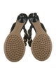 Bottega Veneta Leather Chain-Link Accents Slides