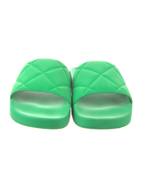 Bottega Veneta Intrecciato Weave Rubber Slides