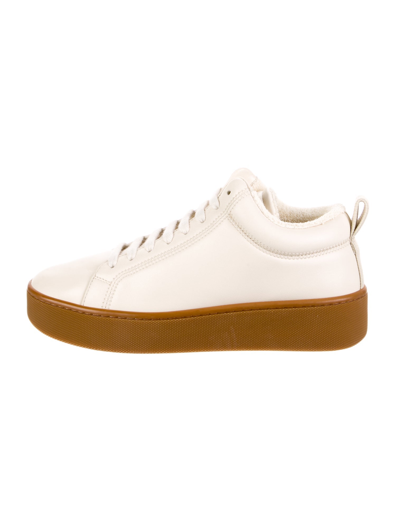 Bottega Veneta Leather Colorblock Pattern Sneakers