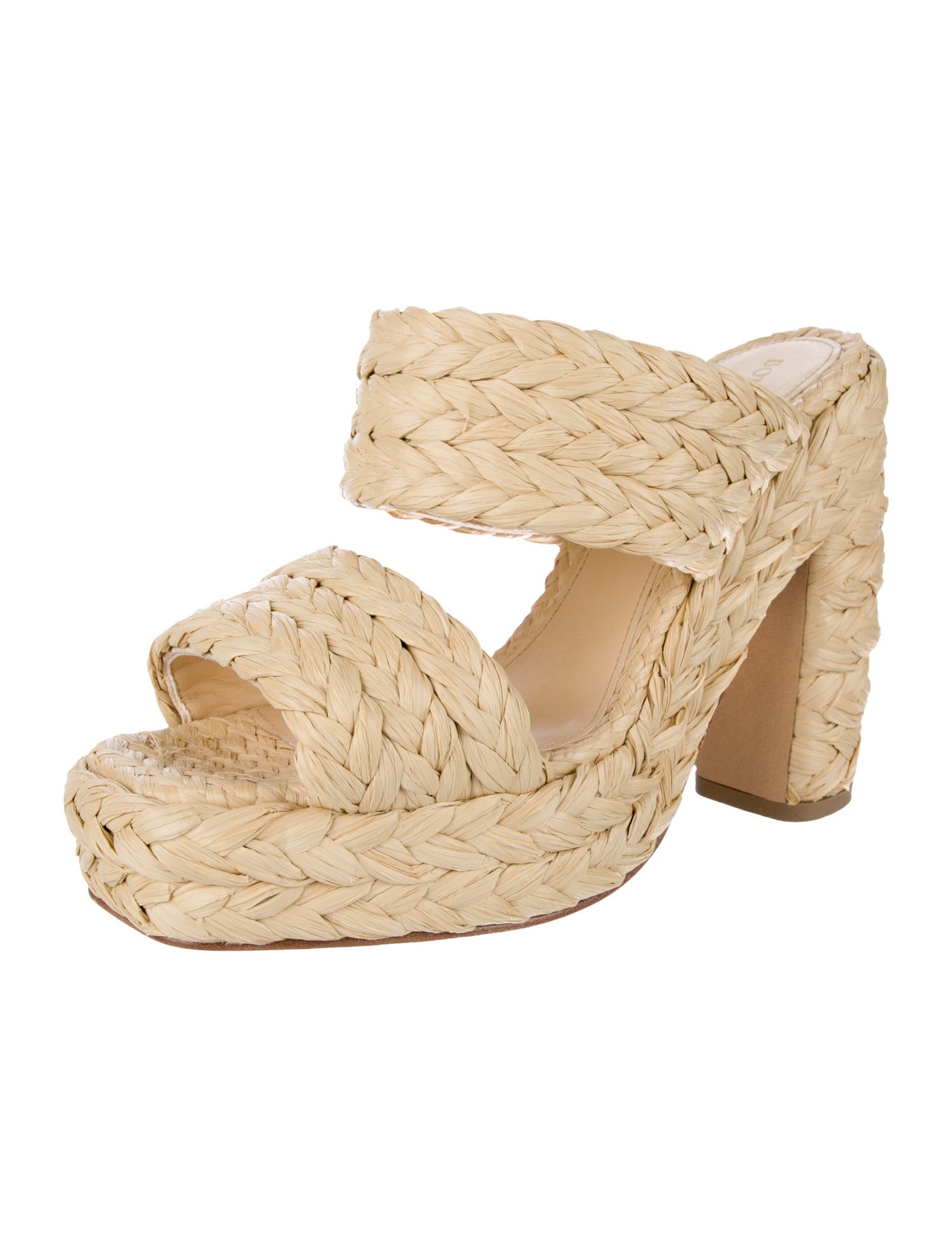 Bottega Veneta Straw Braided Accents Espadrilles