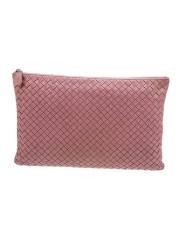 Bottega Veneta Clutches Intrecciato Portfolio Vintage