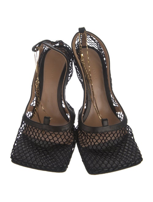 Bottega Veneta Mesh Chain-Link Accents Pumps
