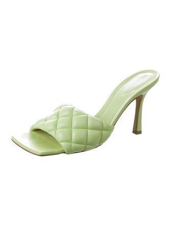 Bottega Veneta Intrecciato Weave Leather Slides