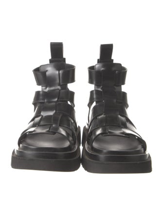 Bottega Veneta Leather Gladiator Sandals