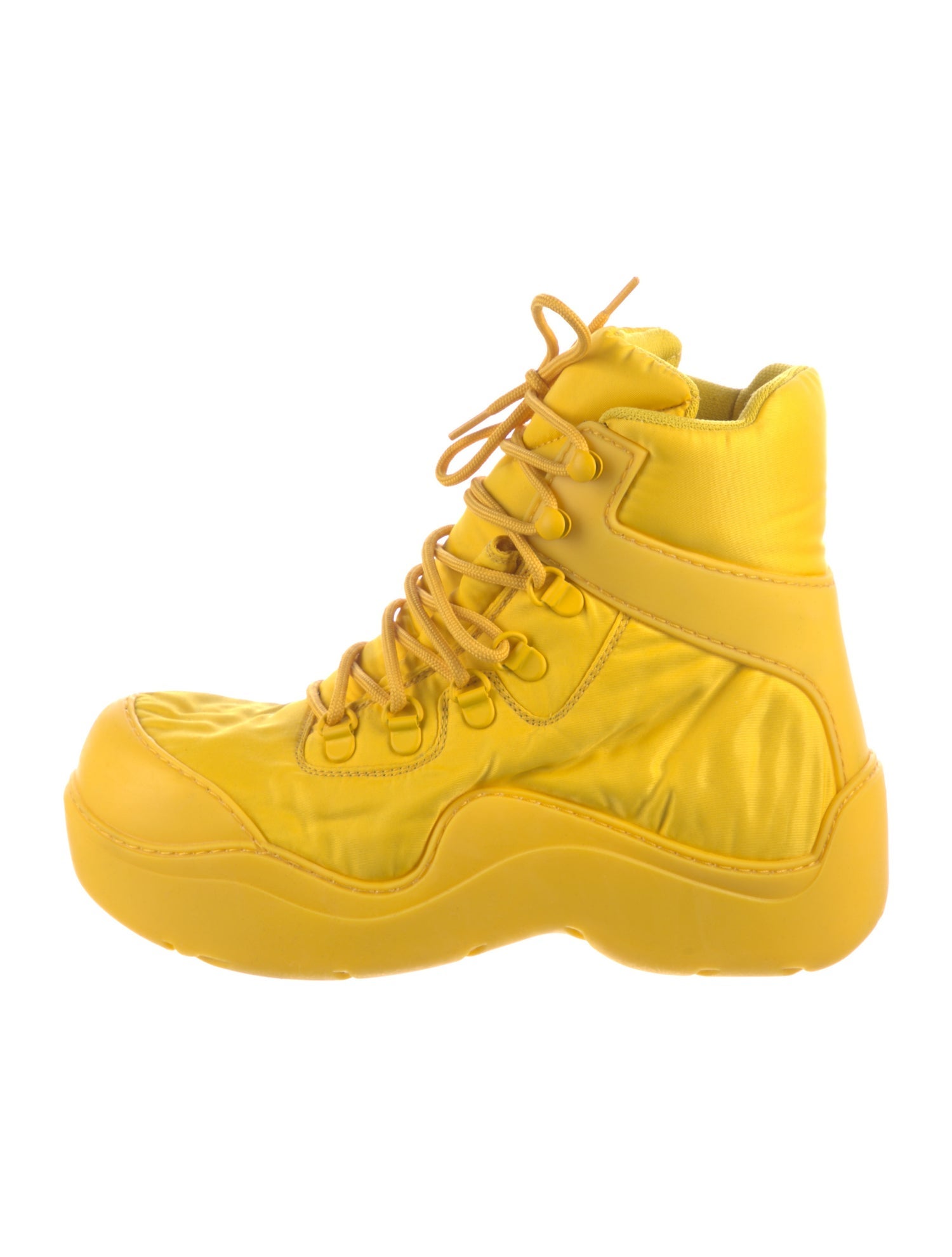 Bottega Veneta Nylon Combat Boots