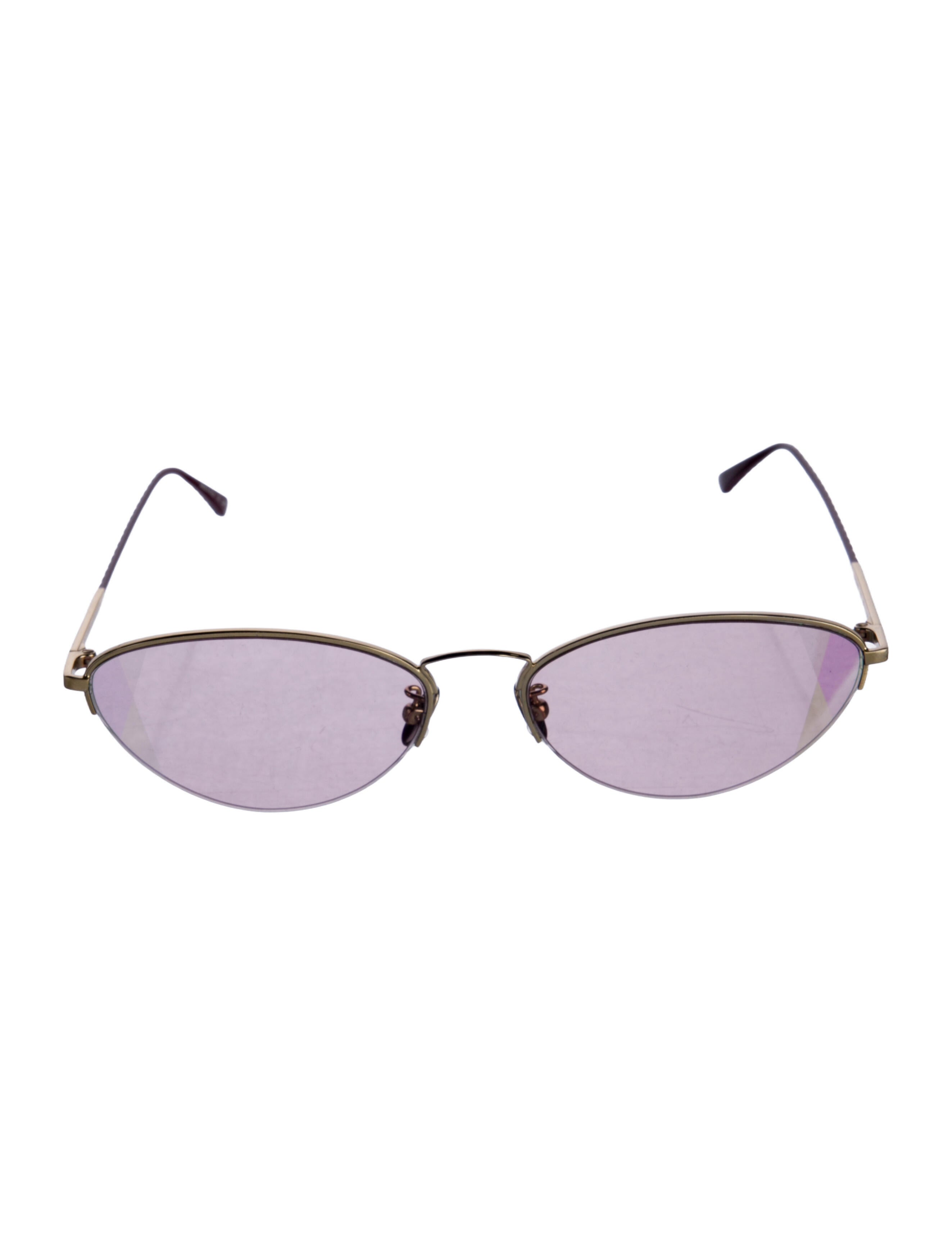 Bottega Veneta Round Gradient Sunglasses